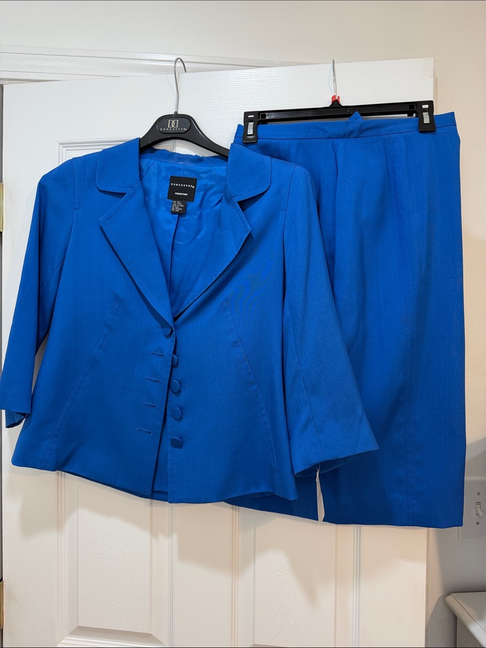 Doncaster Bright Blue Women's Skirt Suit